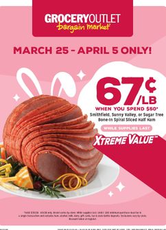 Grocery Outlet weekly ad from Wednesday 03/25