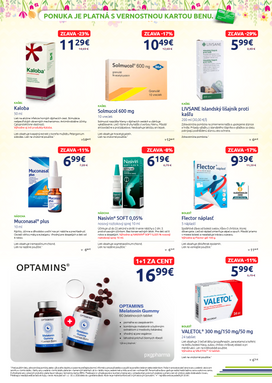 BENU Lekáreň leták platný od stredy 01.04.