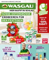 WASGAU-Prospekt von Montag 30.03.