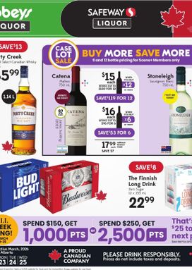 Sobeys Liquor flyer from Thursday 03-19