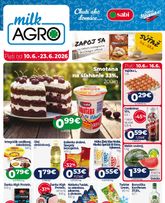 Milk Agro leták platný od stredy 10.06.