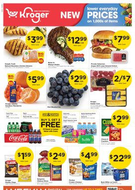 Kroger weekly ad from Wednesday 07/29