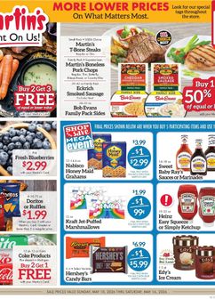 Martin's Super Markets weekly ad from Sunday 05/10