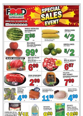 Food Bazaar weekly ad from Thursday 06/11