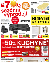 Sconto nábytek leták od středy 20.05.
