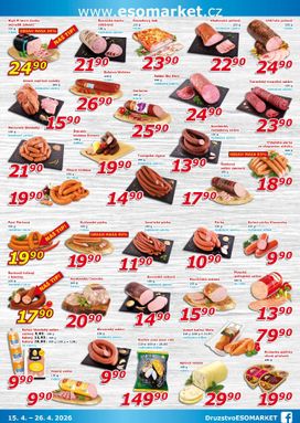 ESO MARKET leták od středy 15.04.