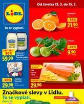 Lidl leták od čtvrtka 12.03.