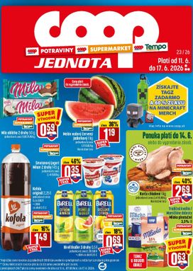 COOP Jednota leták platný od štvrtka 11.06.
