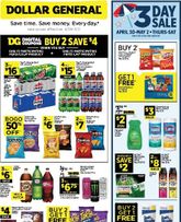 Dollar General weekly ad from Sunday 04/26