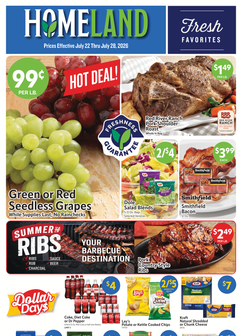 Homeland Stores weekly ad from Wednesday 07/22