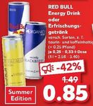 RED BULL Energy Drink oder Erfrischungs- getränk 0,25l