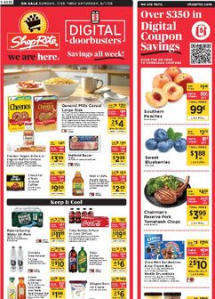 ShopRite weekly ad from Sunday 07/26