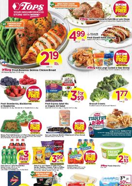 Tops Markets weekly ad from Sunday 03/08