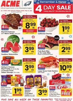 ACME weekly ad from Friday 05/22