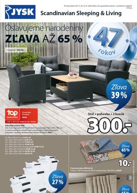 JYSK leták platný od pondelka 09.03.