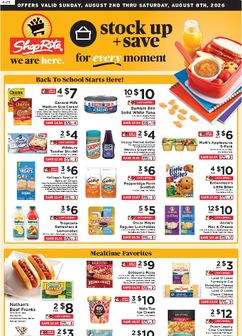 ShopRite weekly ad from Friday 07/31