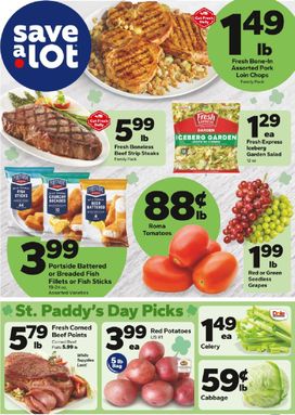 Save a Lot weekly ad from Wednesday 03/11